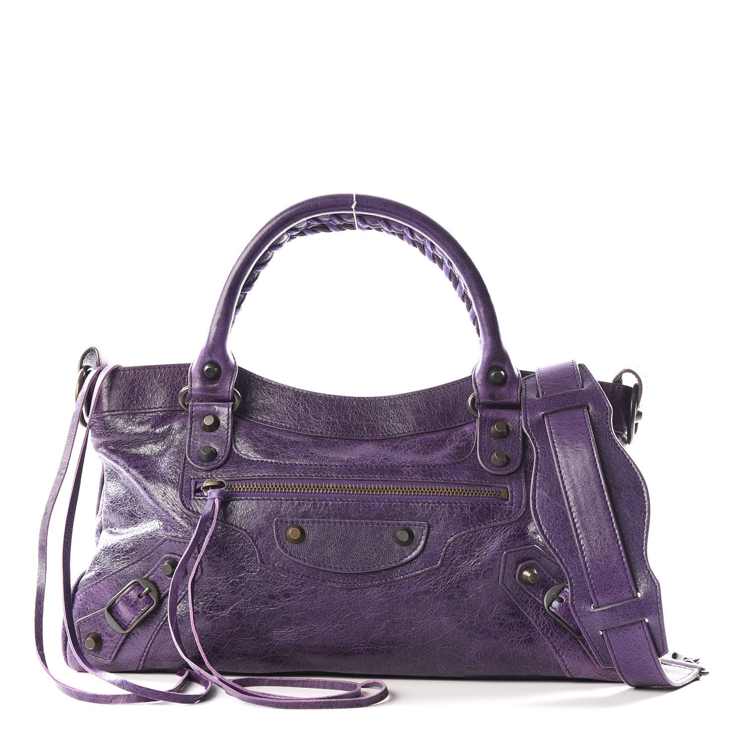 Balenciaga Agneau Classic Hardware First Raisin 1 of 9