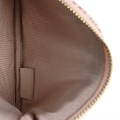 Chanel Woven Straw Raffia Deauville Cosmetic Pouch Pink 5 of 8