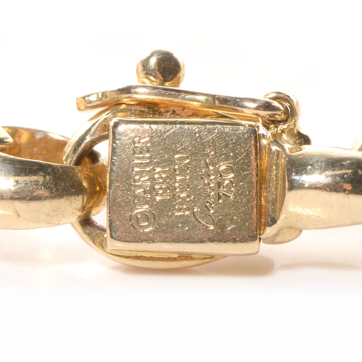 Cartier 18k Yellow Gold Link Bracelet 5 of 6