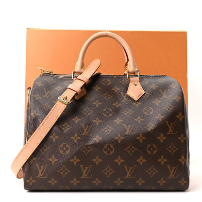 Louis Vuitton Monogram Speedy Bandouliere 30 10 of 10