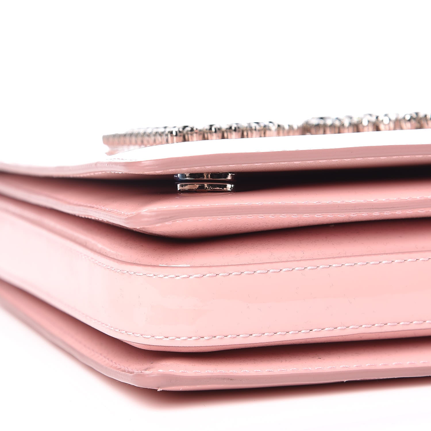 Dolce & Gabbana Patent DG Girls Crossbody Bag Rosa Carne 5 of 8
