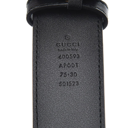 Gucci Calfskin Double G 40mm Belt 75 30 Black 6 of 6
