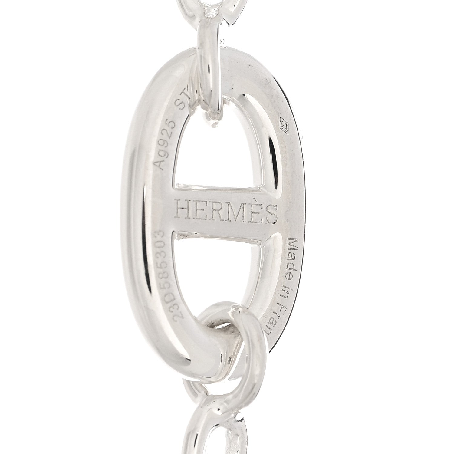 Hermes Sterling Silver Farandole Bracelet ST 3 of 4