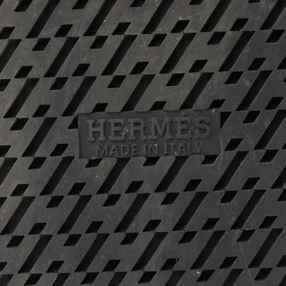 Hermes Suede Calfskin Mens Go Mules 41.5 Brun Fume 8 of 10