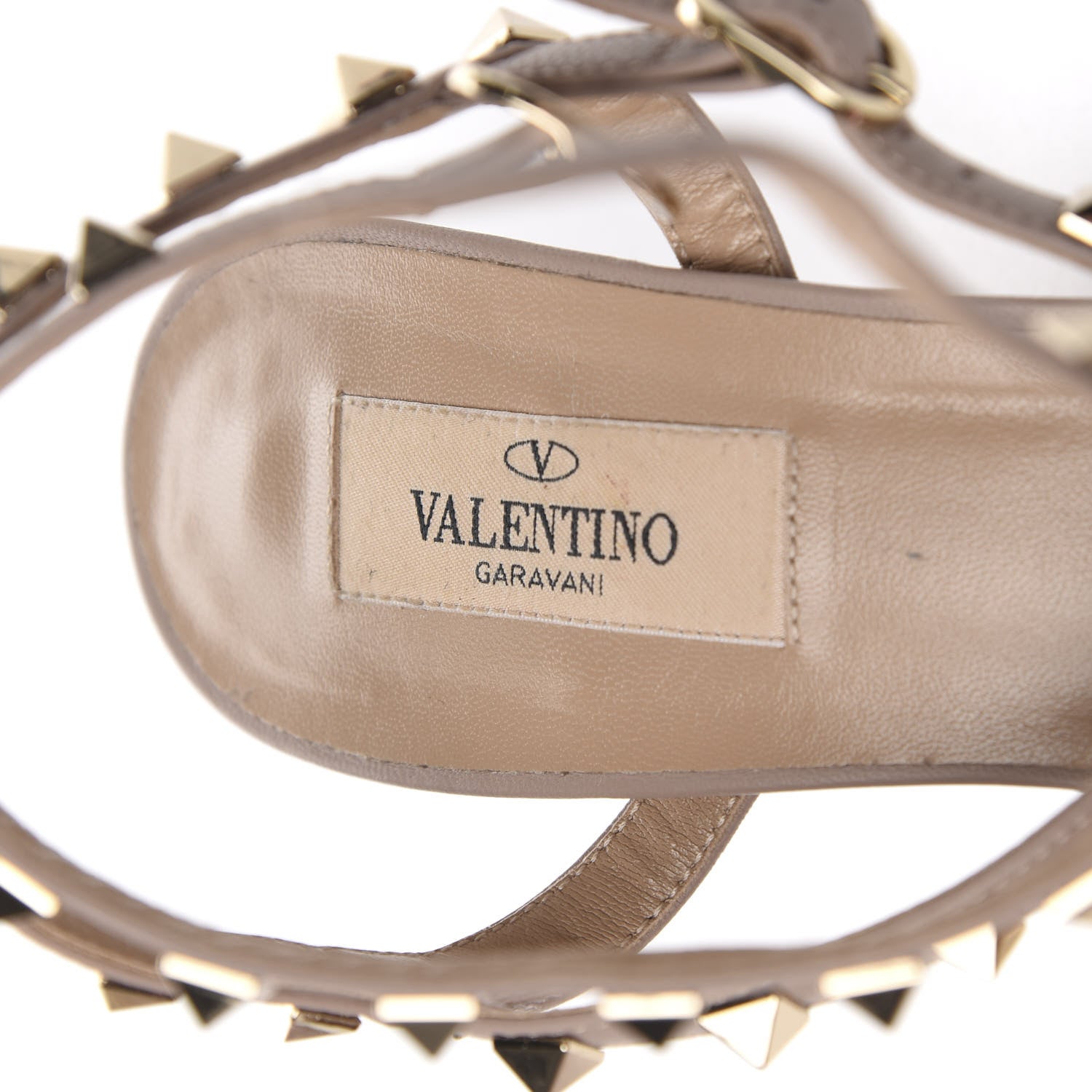 Valentino Garavani Nappa Rockstud Ankle Strap 65mm Pumps 39 Giacinto Poudre 6 of 12