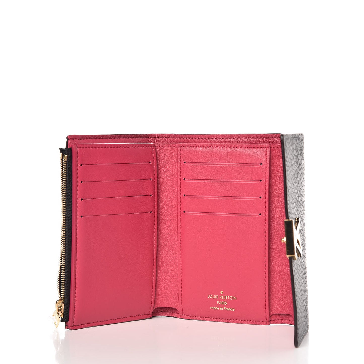 Taurillon Capucines Compact Wallet Black