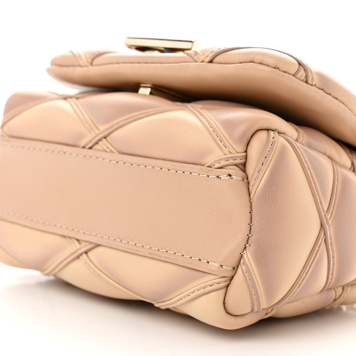 Louis Vuitton Lambskin Malletage Pico GO-14 Beige Pink 9 of 10