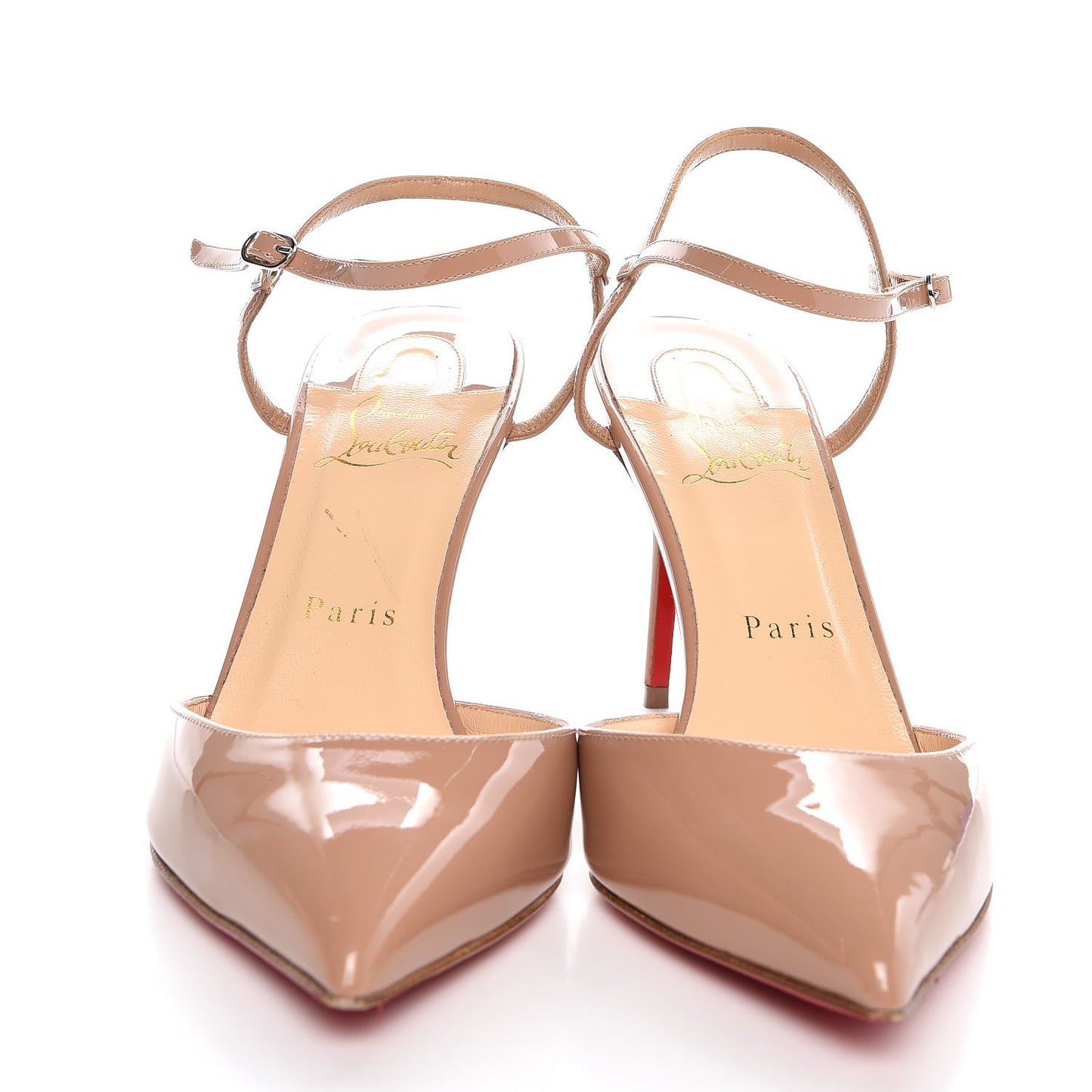 Patent Rivierina 85 Pumps 37.5 Nude