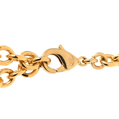 Chanel Metal Large CC Pendant Chain Necklace Gold 4 of 5
