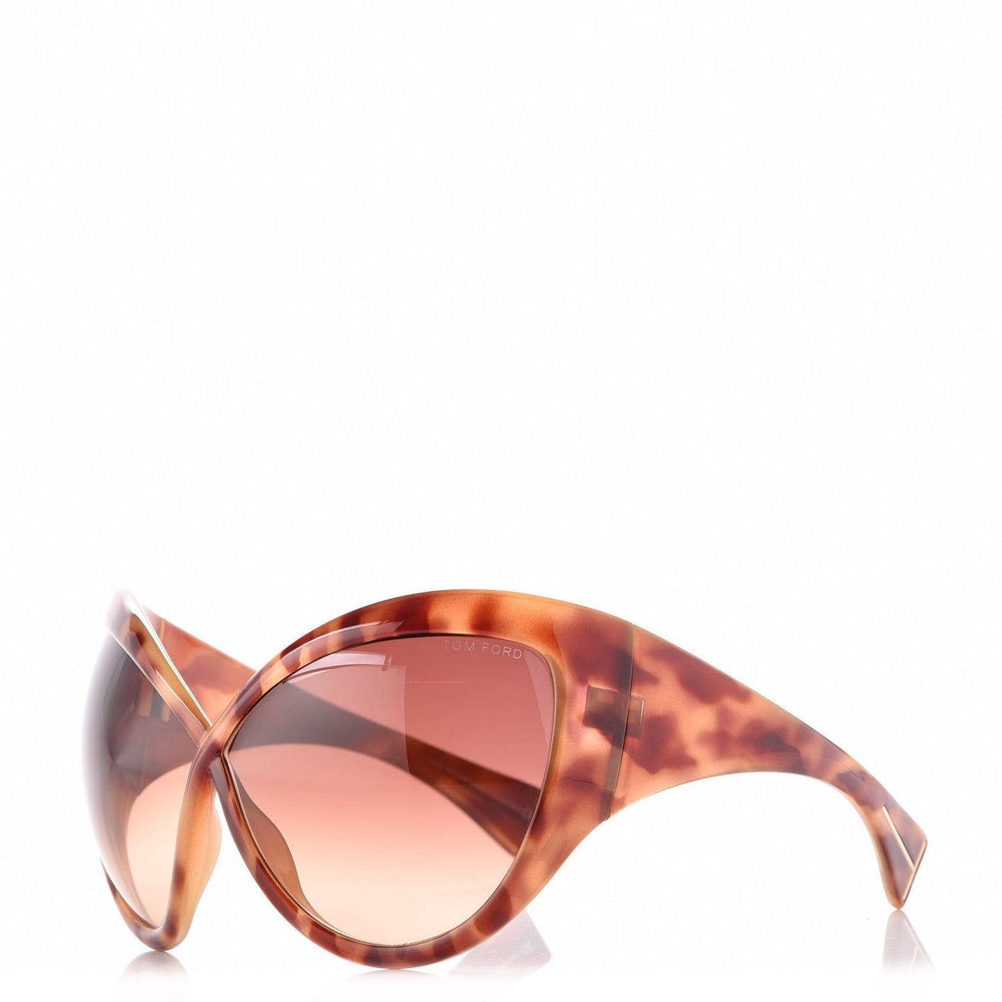 Daphne Oversized Sunglasses FT0219 Pearl Havana