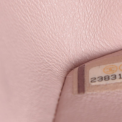 Chanel Calfskin Chevron Quilted Mini Rectangular Flap Light Pink 7 of 12