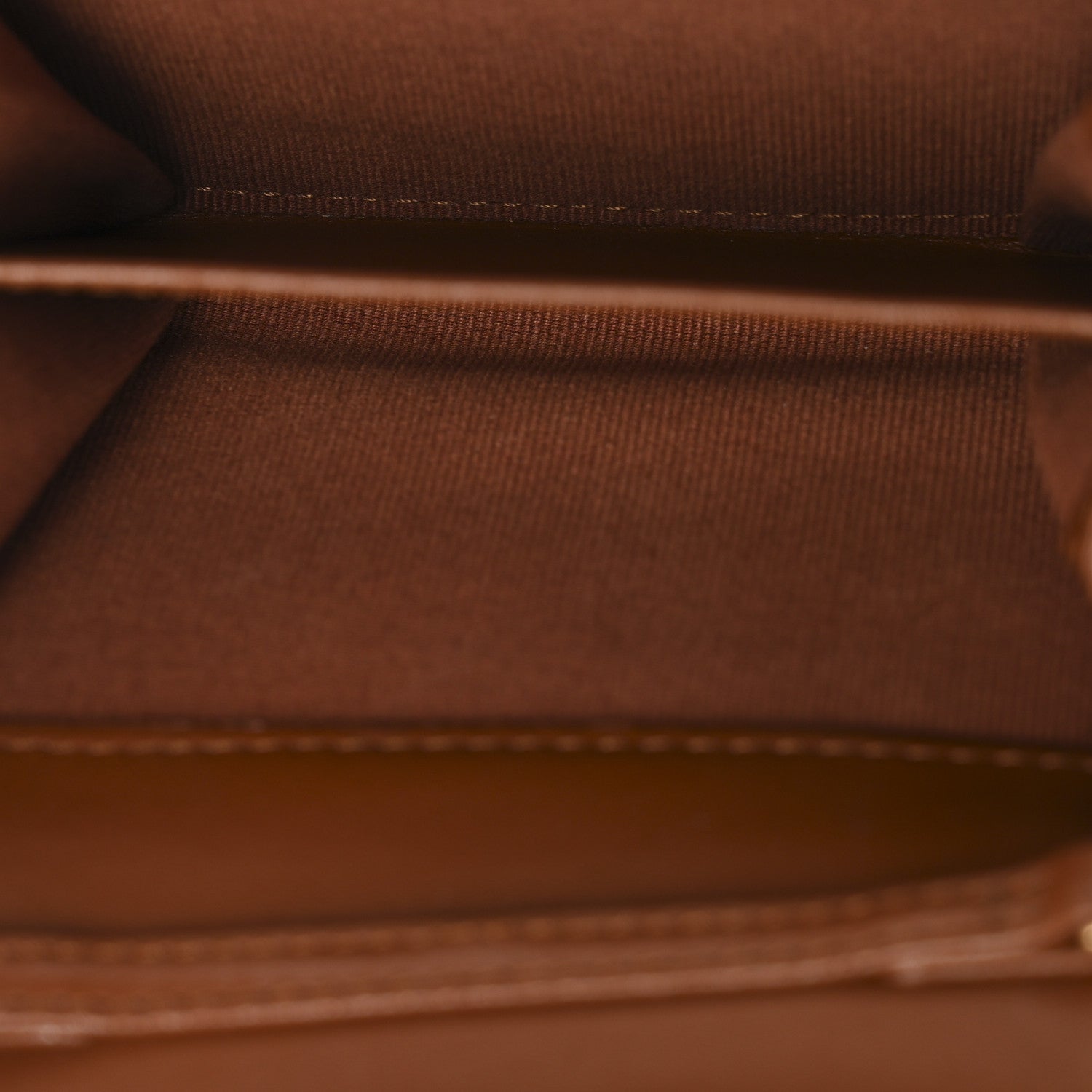 Chanel Lambskin Quilted Studded CC Clutch With Chain Brown 5 of 12