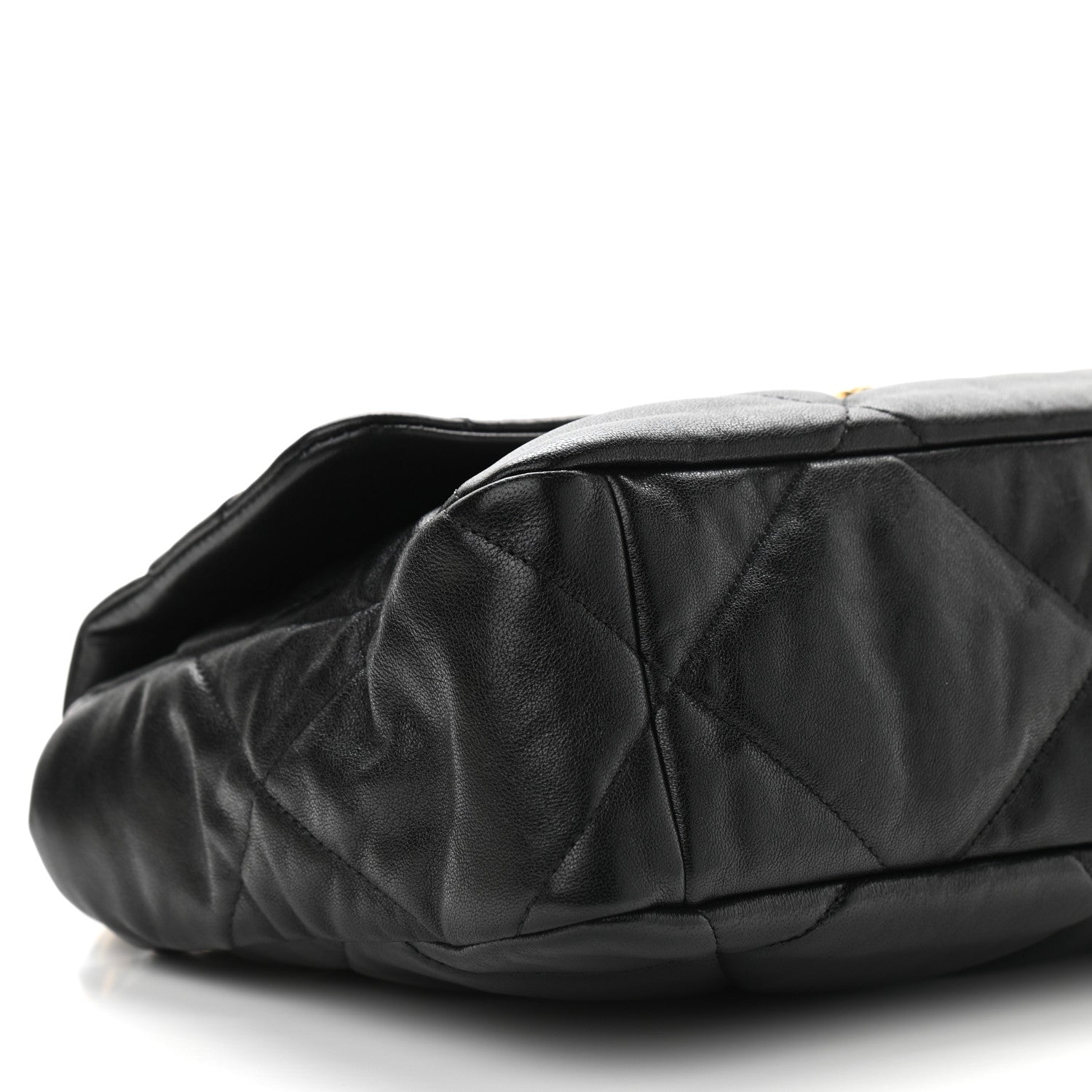 Chanel Lambskin Quilted Large Chanel 19 Flap Black 8 of 9