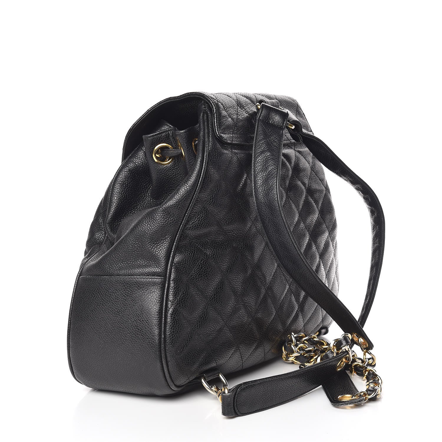 Chanel Caviar Quilted CC Backpack Black 3 of 14