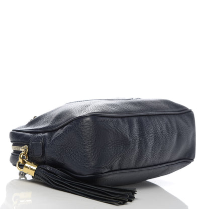 Gucci Pebbled Calfskin Small Soho Bowler Blue 4 of 12