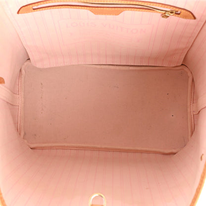 Louis Vuitton Damier Azur Neo Neverfull MM Rose Ballerine 5 of 18