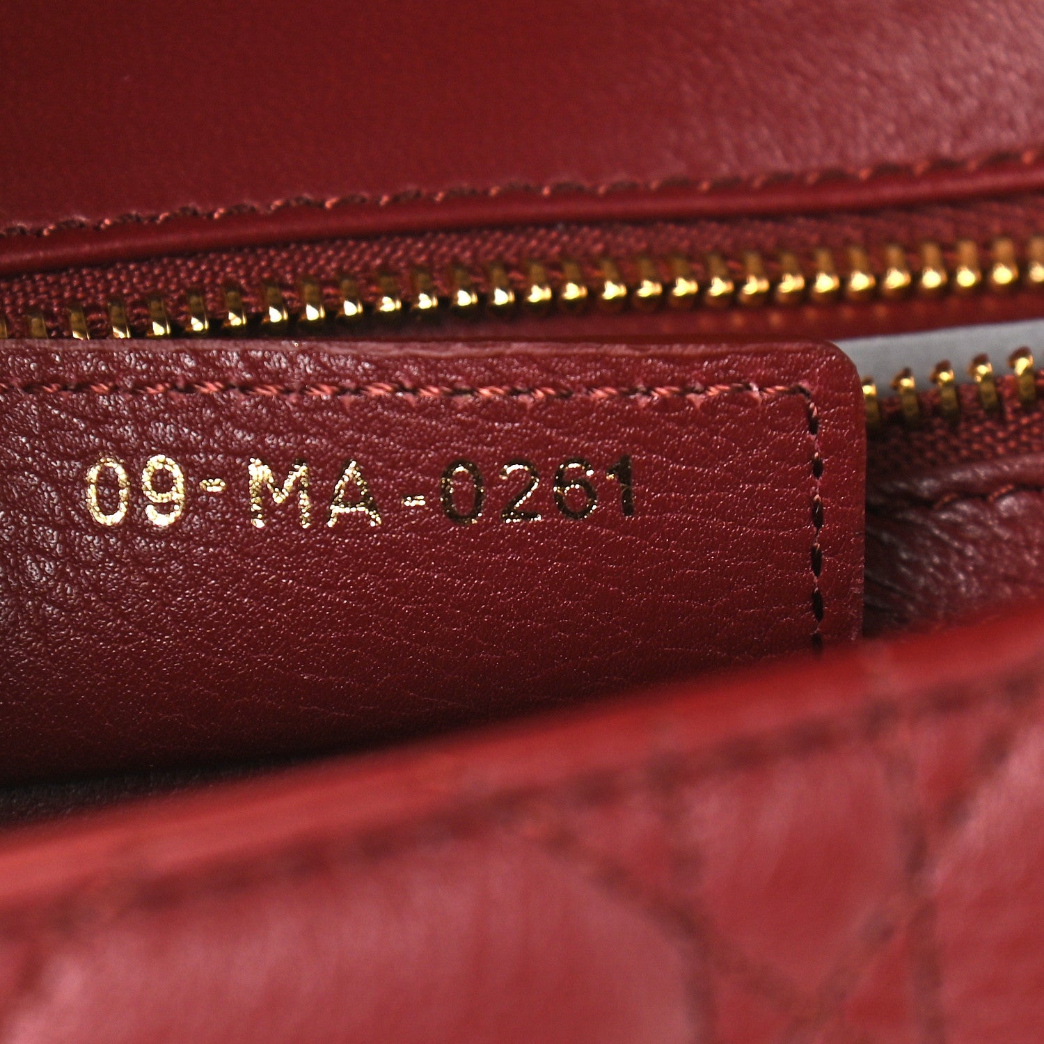 Christian Dior Calfskin Cannage Medium Caro Bag Brick Red 7 of 9