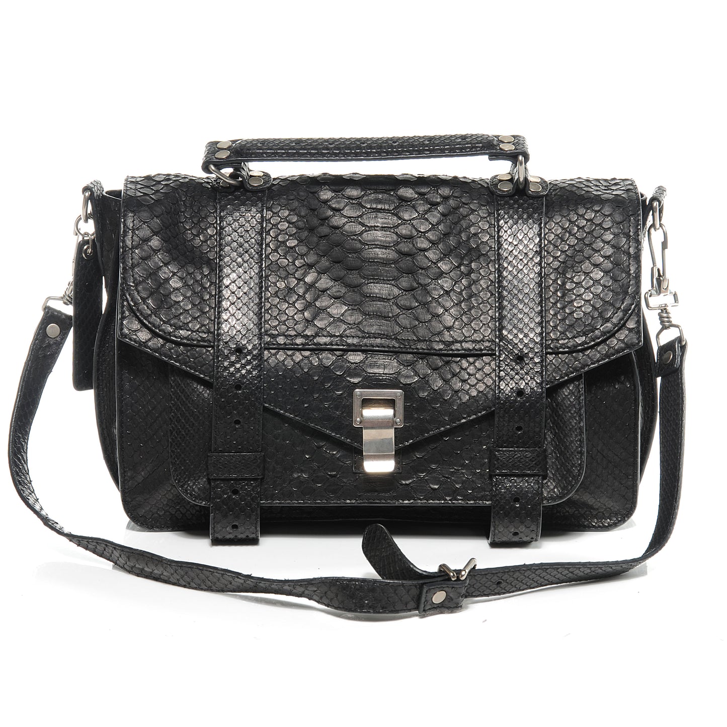 Python PS1 Medium Satchel Black
