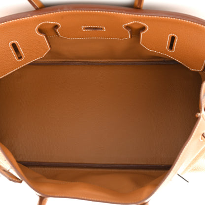 Hermes Togo JPG Shoulder Birkin II 42 Gold 5 of 16