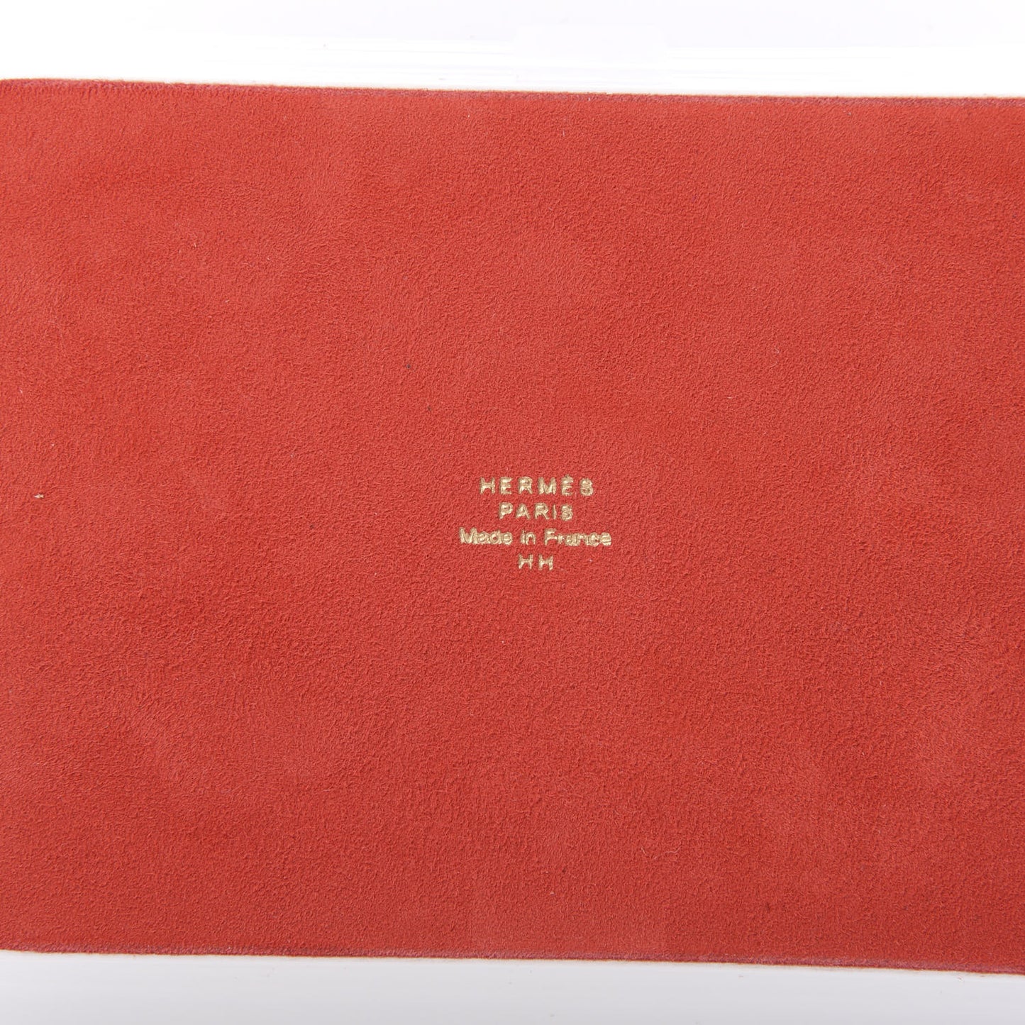 Porcelain Sellier Change Tray Rouge Or