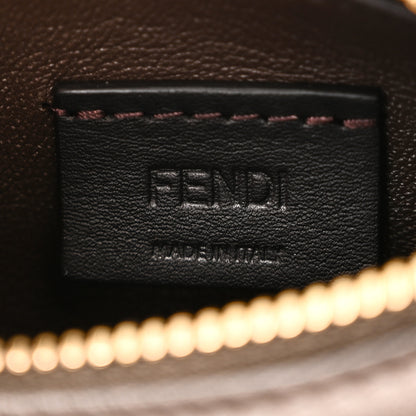 Fendi Vitello Grace New Matte Nano Fendigraphy Hobo Charm Dark Coffee 6 of 10