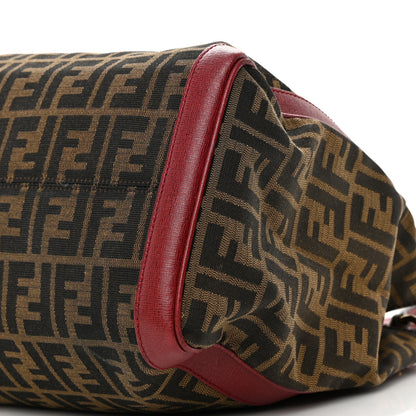 Fendi Zucca Tote Tobacco Red 11 of 16