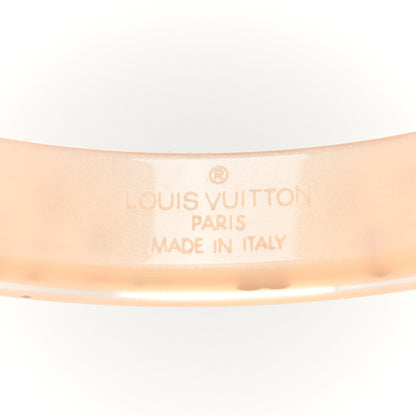 Louis Vuitton Resin Swarovski Inclusion Art Deco TPM Bracelet Beige 4 of 4