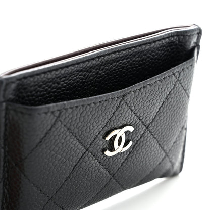 Chanel Caviar Quilted Card Holder Black 13 of 14