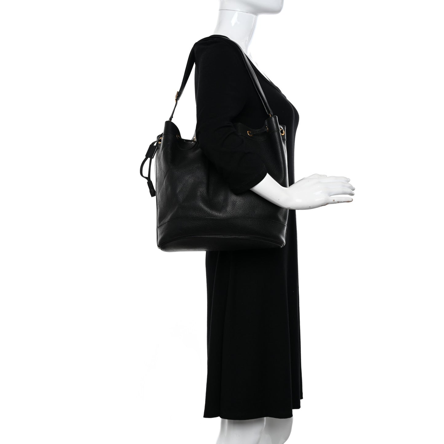Evergrain Market Drawstring Bag 28 Black
