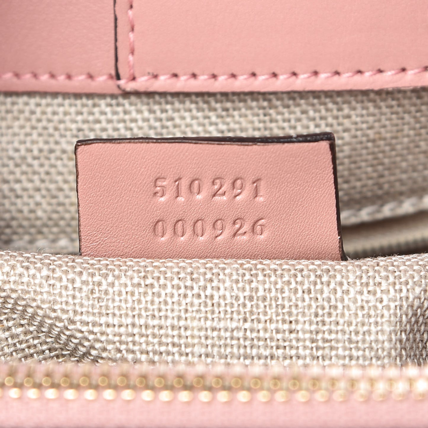 Soft Microguccissima Medium Tote Soft Pink