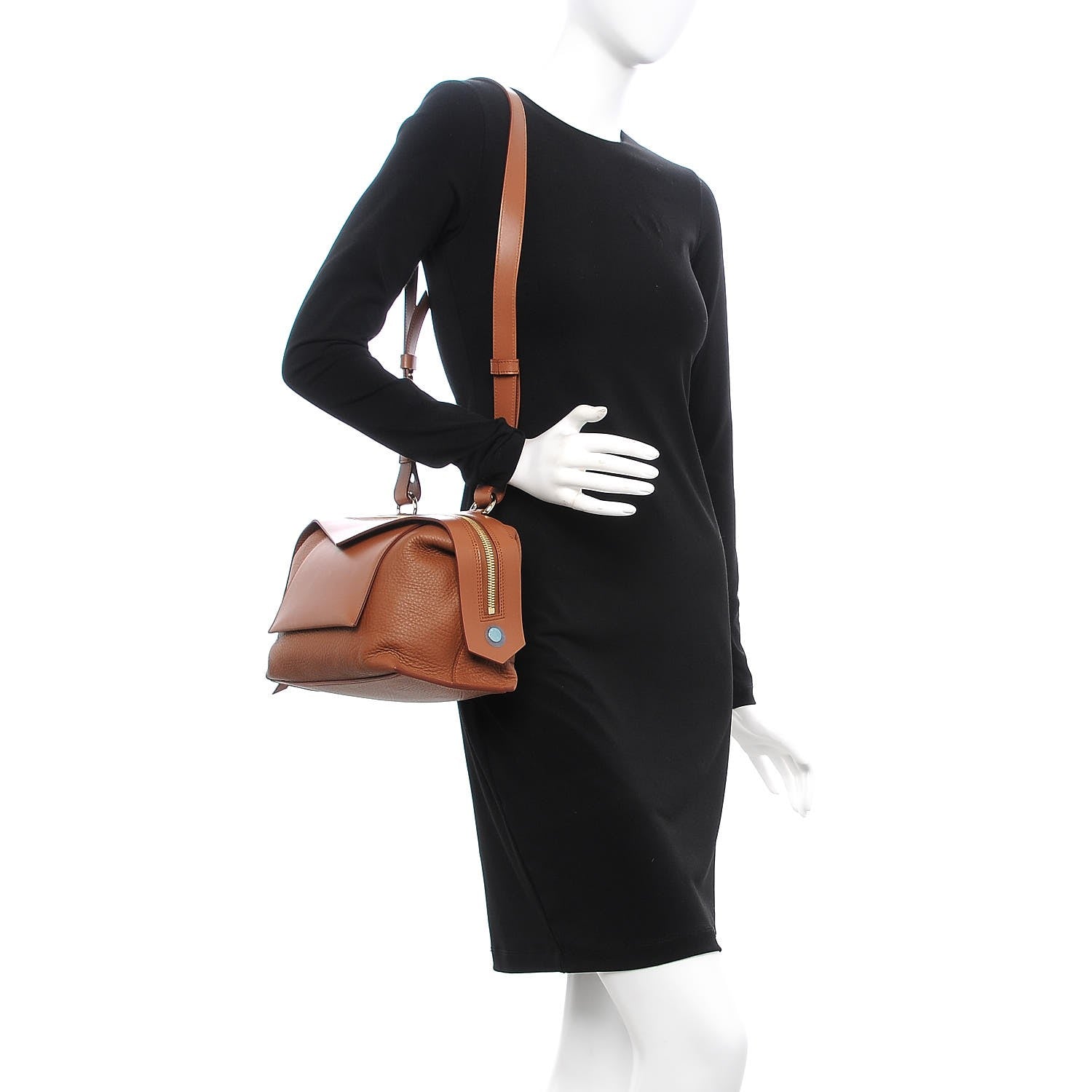 Givenchy Calfskin Small Sway Cognac 2 of 7