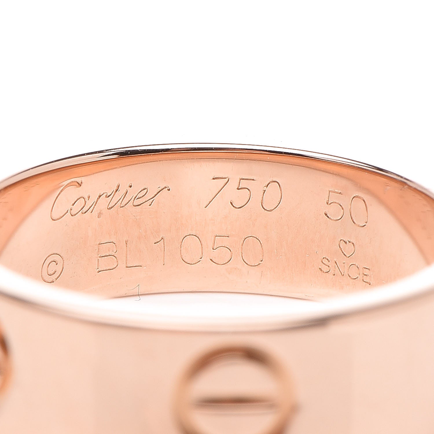 Cartier 18K Pink Gold 5.5mm LOVE Ring 50 5.25 4 of 4