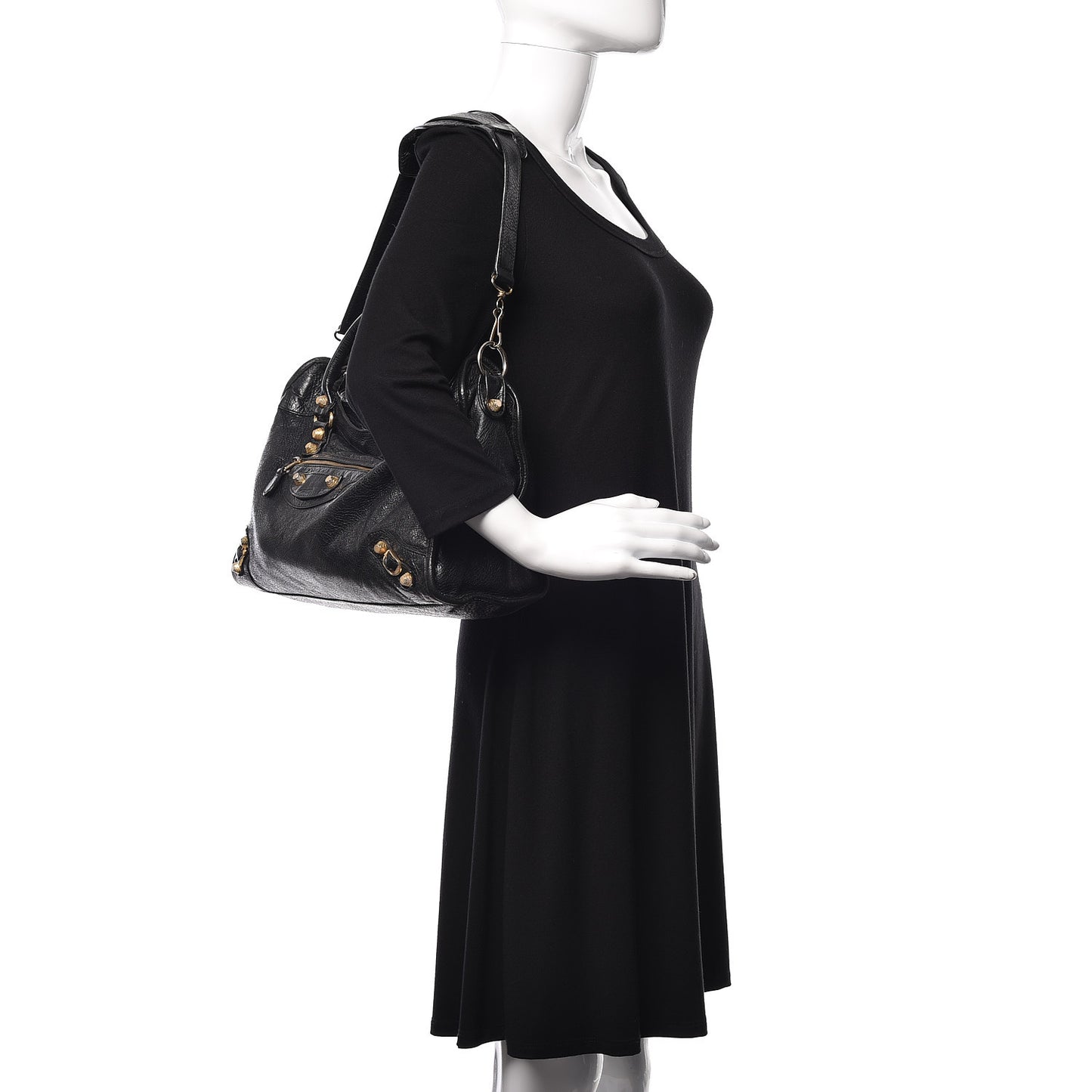 Agneau Giant 12 Gold Hardware City Black