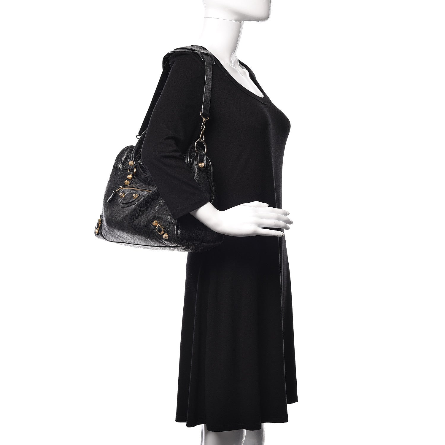 Balenciaga Agneau Giant 12 Gold Hardware City Black 2 of 10