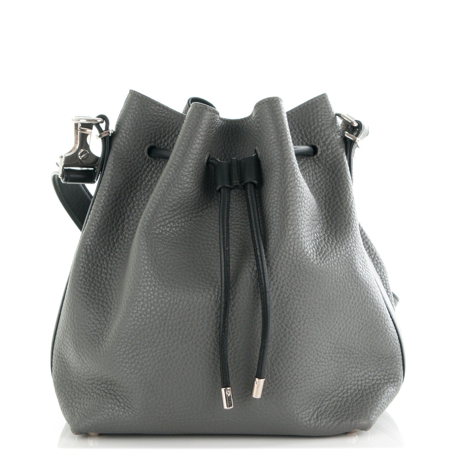 Proenza Schouler Calfskin Buffalo Medium Bucket Bag Grey 1 of 7