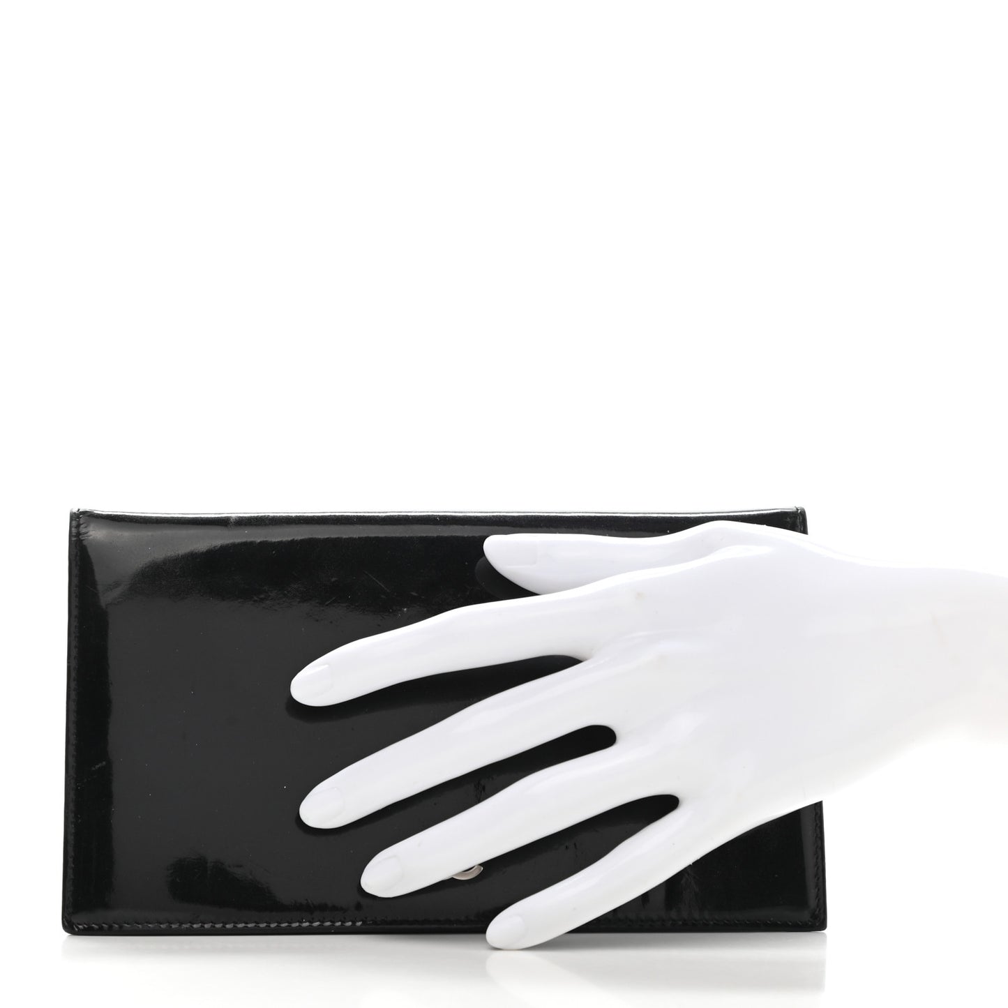 Patent CC Yen Wallet Black