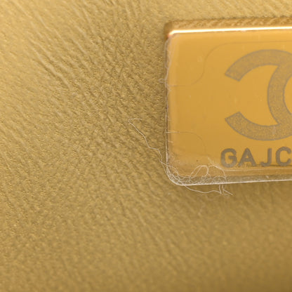 Chanel Lambskin Enamel Quilted Mini Coco Hearts Square Flap Light Green 7 of 10