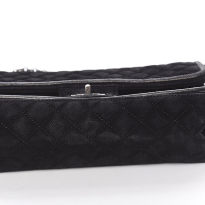 Chanel Suede Quilted 2.55 Reissue 225 Flap Black 9 of 13