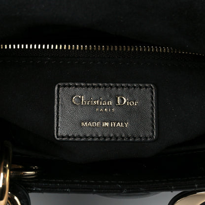Christian Dior Lambskin Cannage Small My ABCDior Lady Dior Black 6 of 10