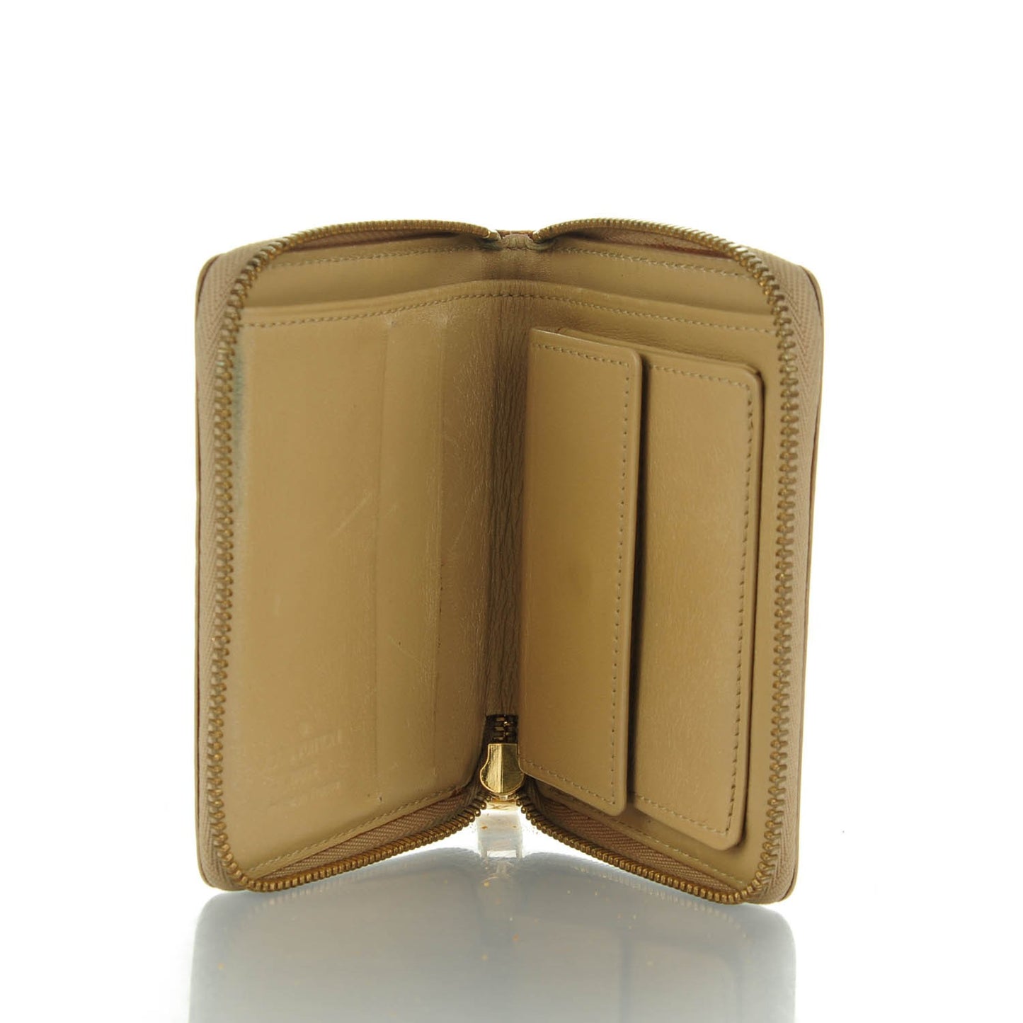 Vernis Broome Zip Wallet Beige