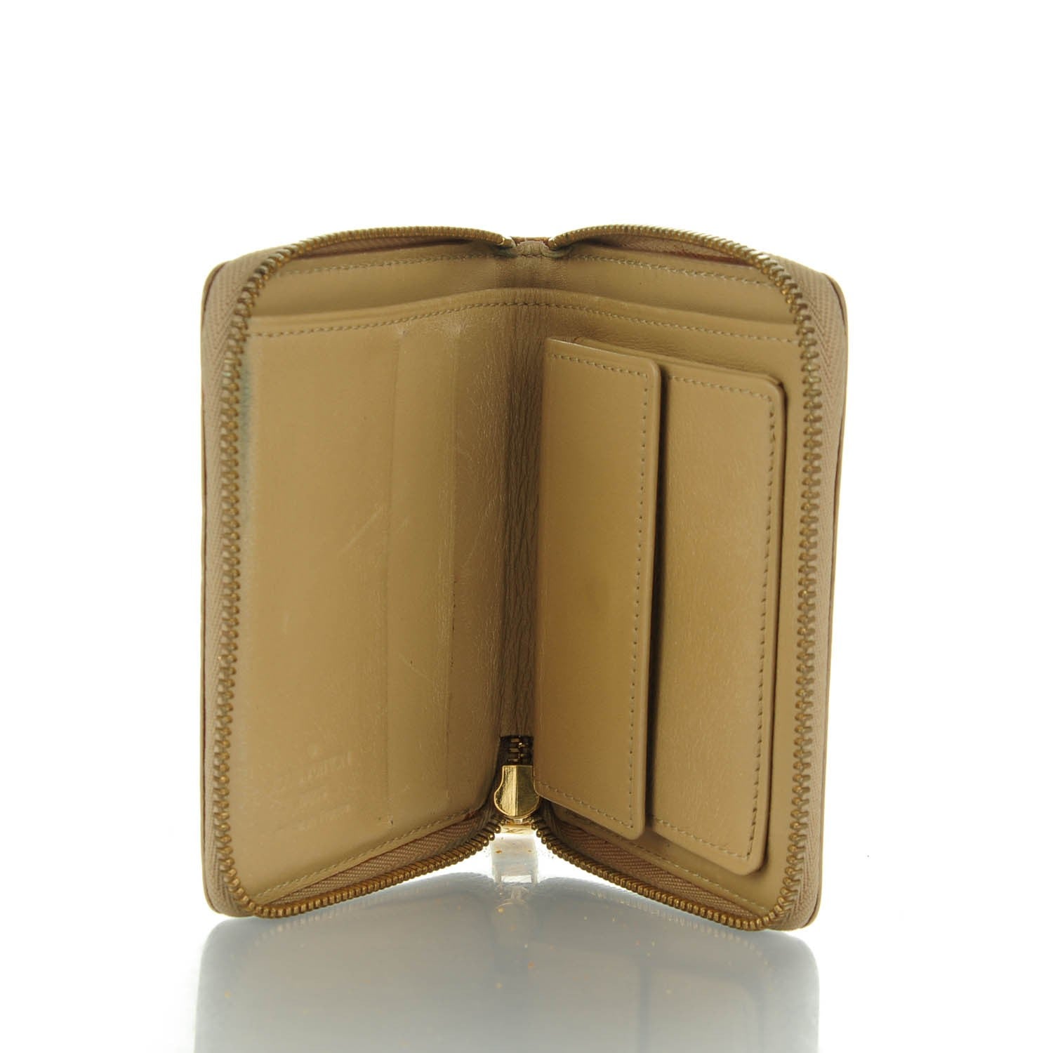 Louis Vuitton Vernis Broome Zip Wallet Beige 5 of 7