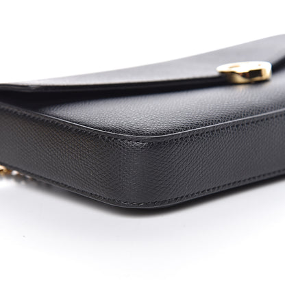 Fendi Vitello Cruise F is Fendi Envelope Wallet on Chain with Pouches Black 10 of 13
