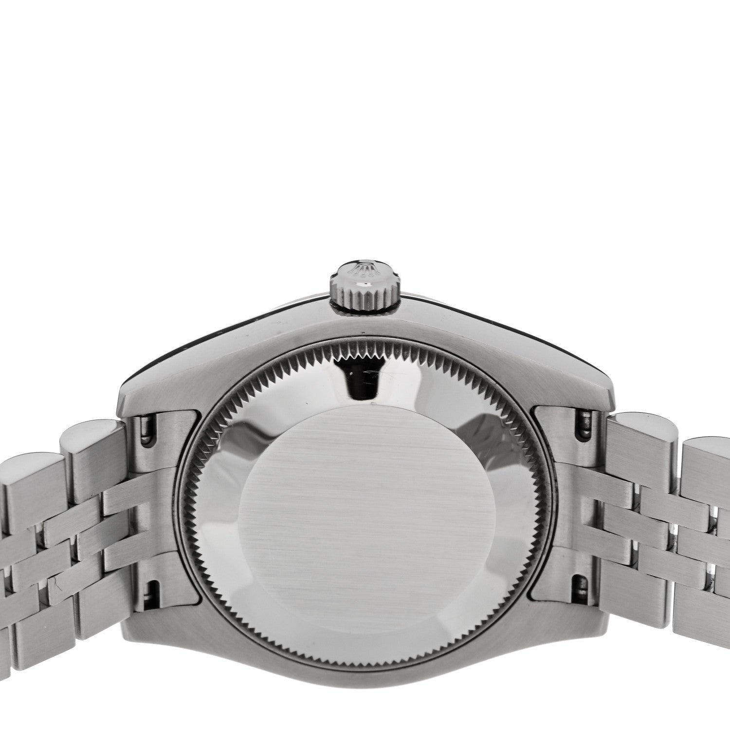 Rolex Stainless Steel 18K White Gold Diamond 31mm Oyster Perpetual Datejust Watch Silver 178274 4 of 5