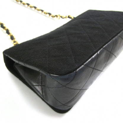 Chanel Jersey Quilted Mini Flap Bag Black 6 of 12