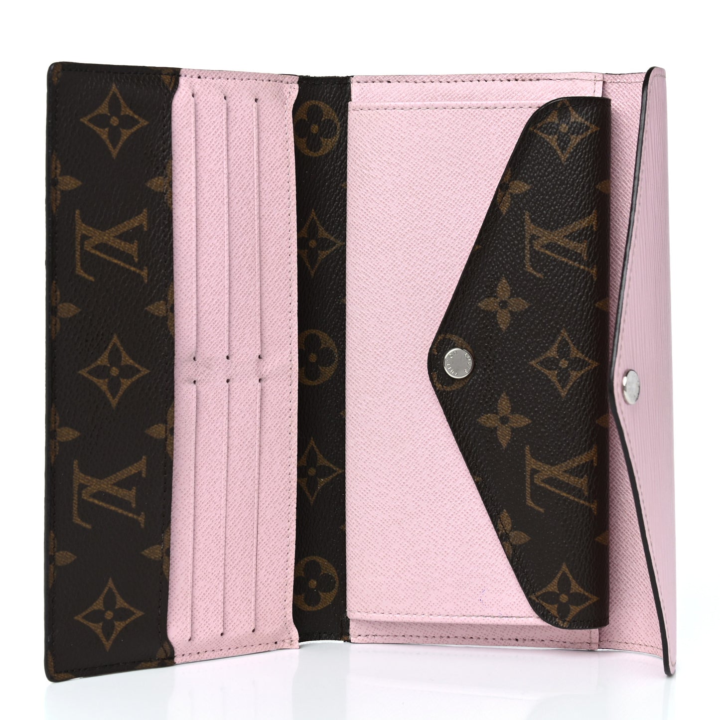 Monogram Epi Marie-Lou Long Wallet Rose Clair
