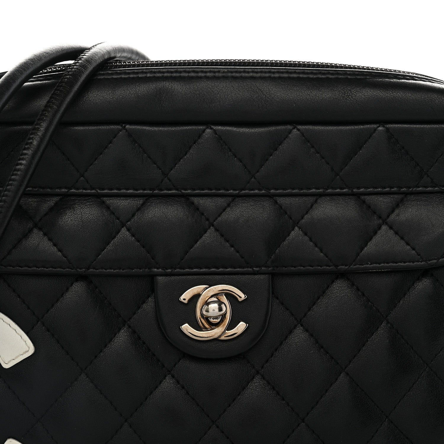 Chanel Calfskin Quilted Cambon Camera Bag Black 8 of 11