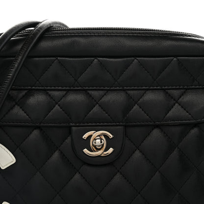Chanel Calfskin Quilted Cambon Camera Bag Black 8 of 11