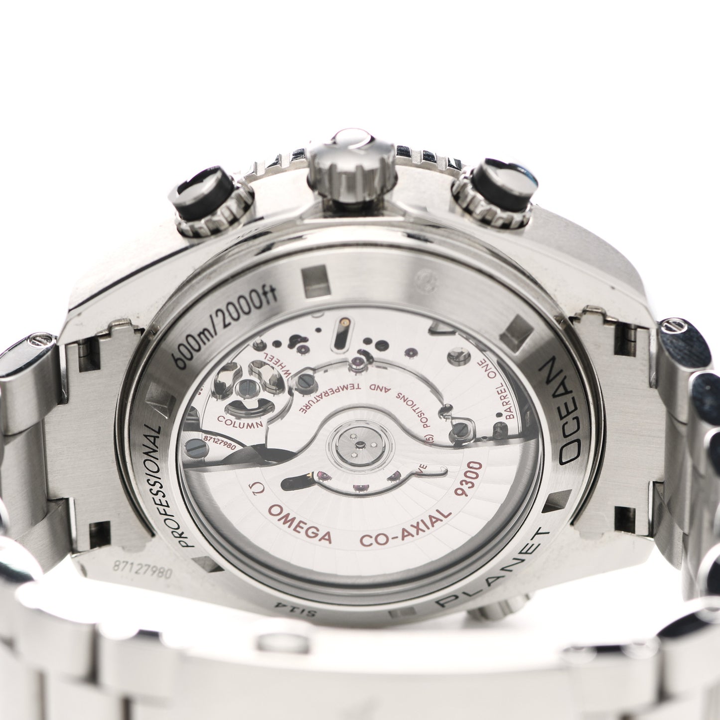 Stainless Steel 46mm Seamaster Planet Ocean Chronograph Automatic Watch Black 232.32.46.51.01.003