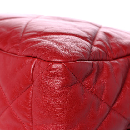 Chanel Goatskin Quilted Maxi Chanel 19 Flap Red 11 of 16