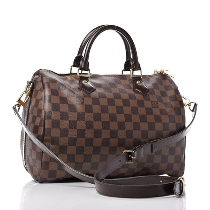Louis Vuitton Damier Ebene Speedy Bandouliere 30 3 of 10